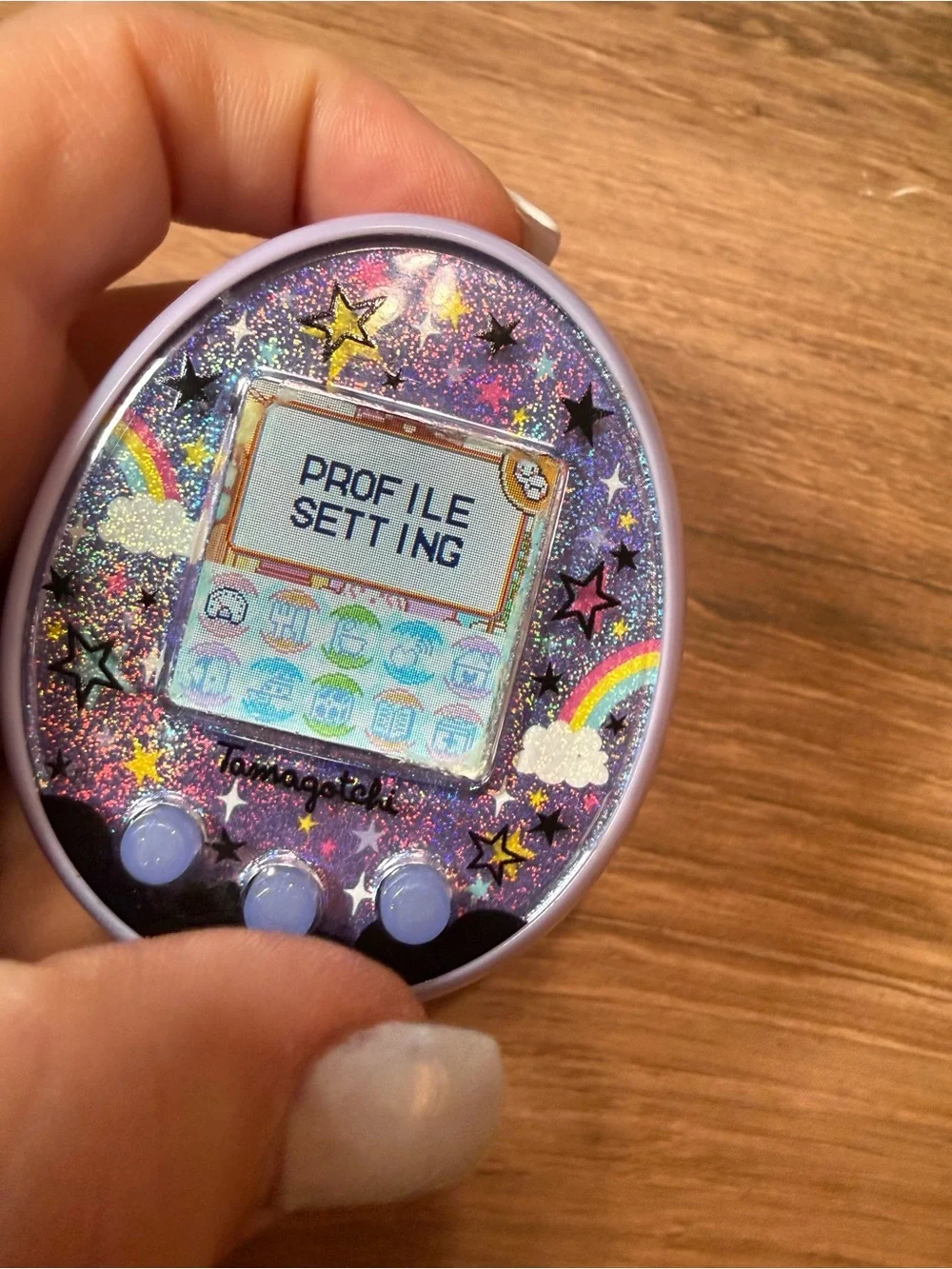Bandai Tamagotchi Meets On Magical Purple Virtual Pet Tested Working